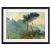 Bilderwelten Impression d’art Varengeville I - Pin massif - Noir - 40 x 30 cm