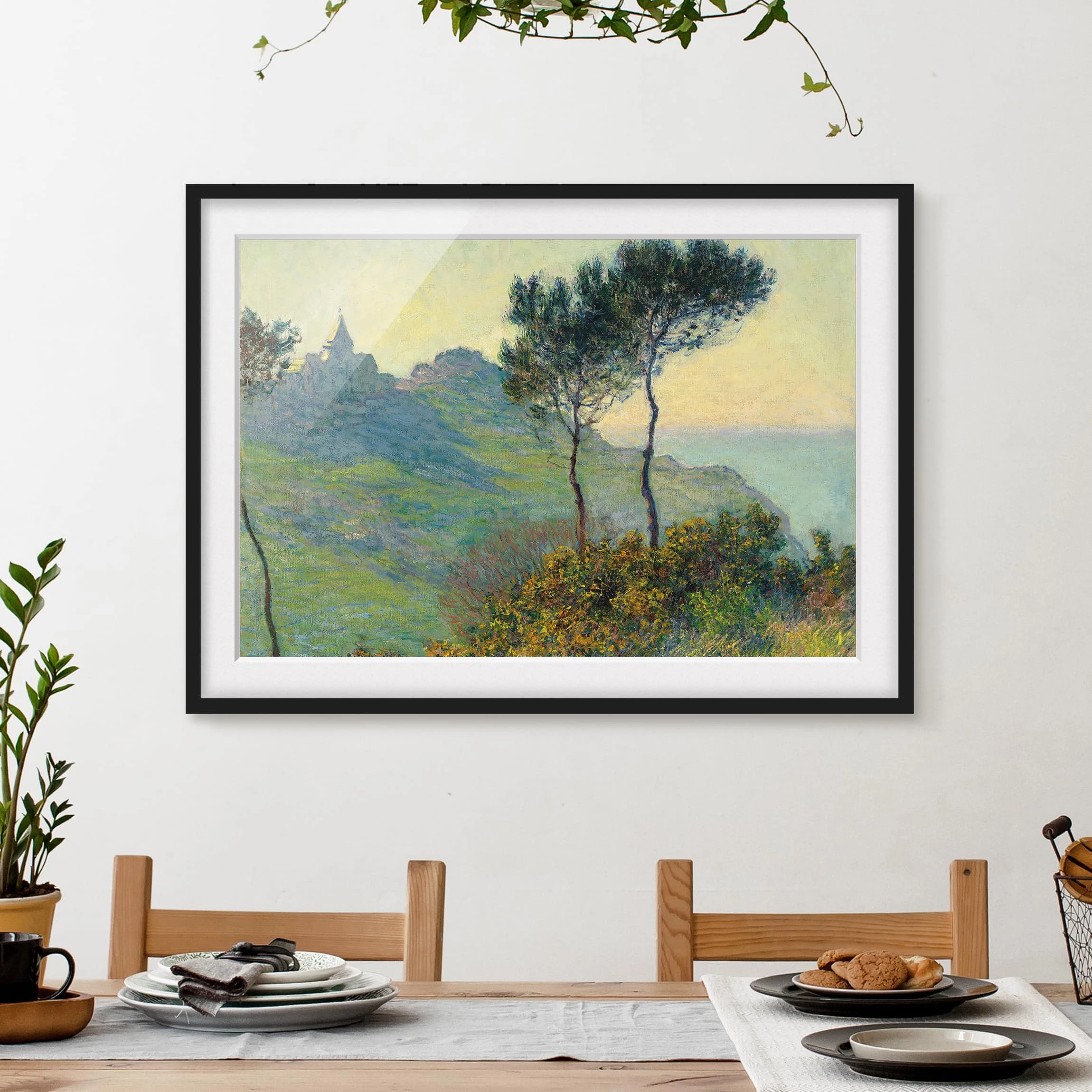 Bilderwelten Impression d’art Varengeville I - Pin massif - Noir - 40 x 30 cm – Image 4