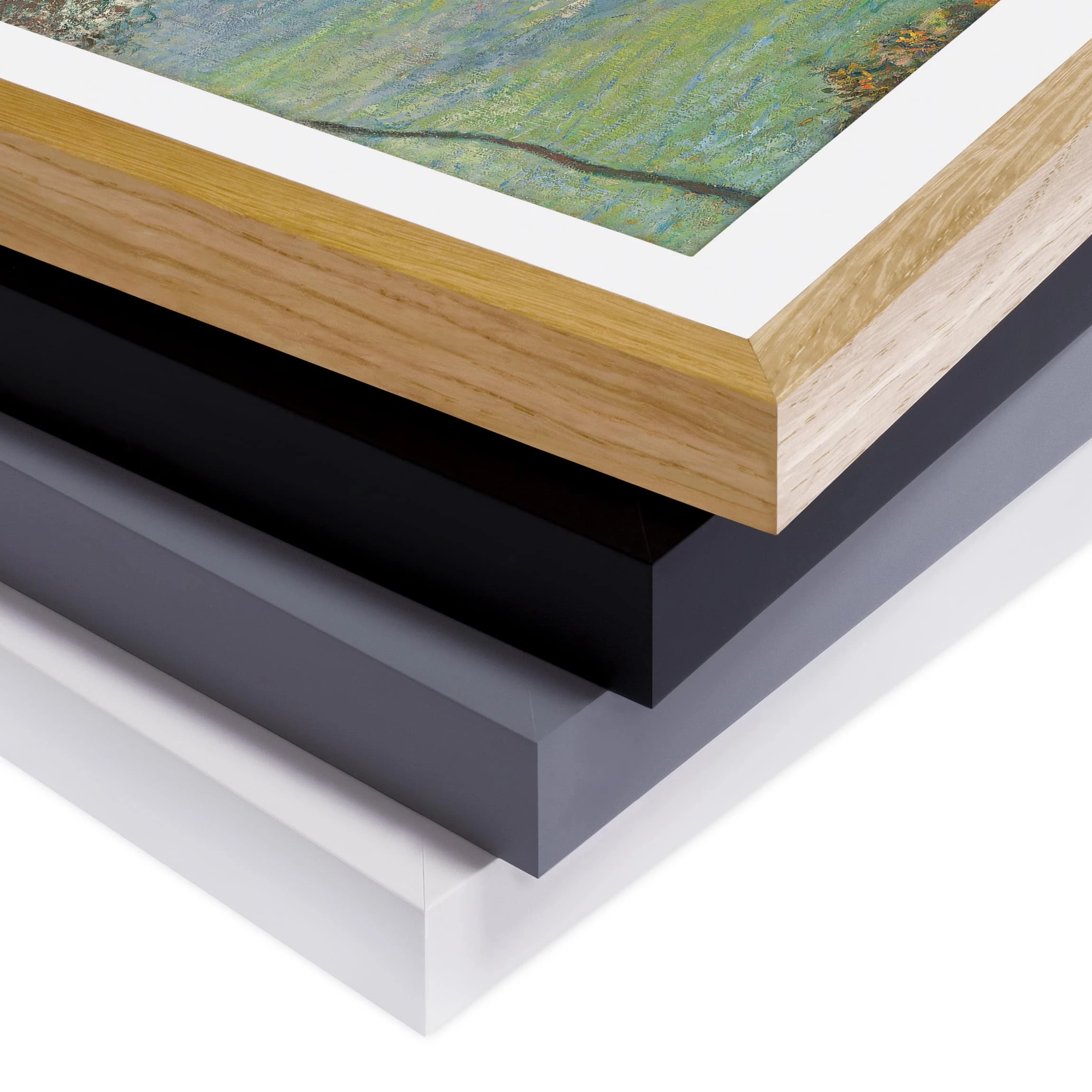 Bilderwelten Impression d’art Varengeville I - Pin massif - Noir - 40 x 30 cm – Image 7