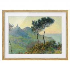 Bilderwelten Impression d’art Varengeville IV - Partiellement en chêne massif - Chêne - 100 x 70 cm