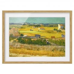 Bilderwelten Impression d’art la récolte IV - Partiellement en chêne massif - Chêne - 40 x 30 cm