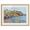 Bilderwelten Impression d’art la baie de Rapallo IV - Partiellement en chêne massif - Chêne - 55 x 40 cm