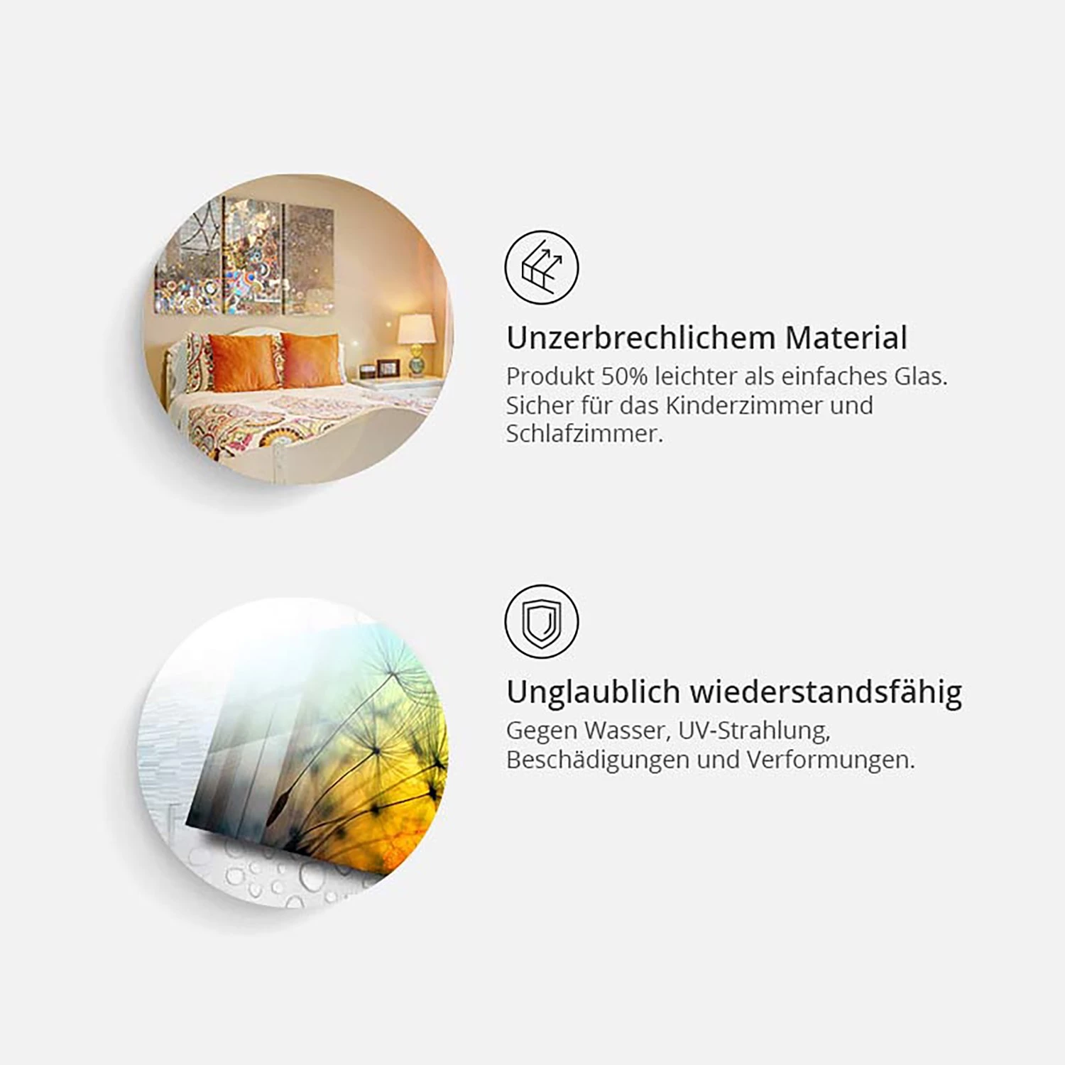 Artgeist Tableau déco Oriental Composition - Plexiglas - Multicolore - 100 x 50 cm – Image 4