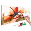 Artgeist Peinture par numéro - Coquelicots - Lin - Multicolore - 100 x 40 cm