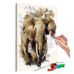 Artgeist Peinture par numéro - Beautiful Giant - Lin - Multicolore - 40 x 60 cm