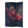 Paravent Abstract Bird - Intissé - Noir / Rouge - 3 éléments