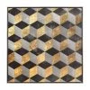 Reinders Tableau déco Cubes II - Toile - Doré