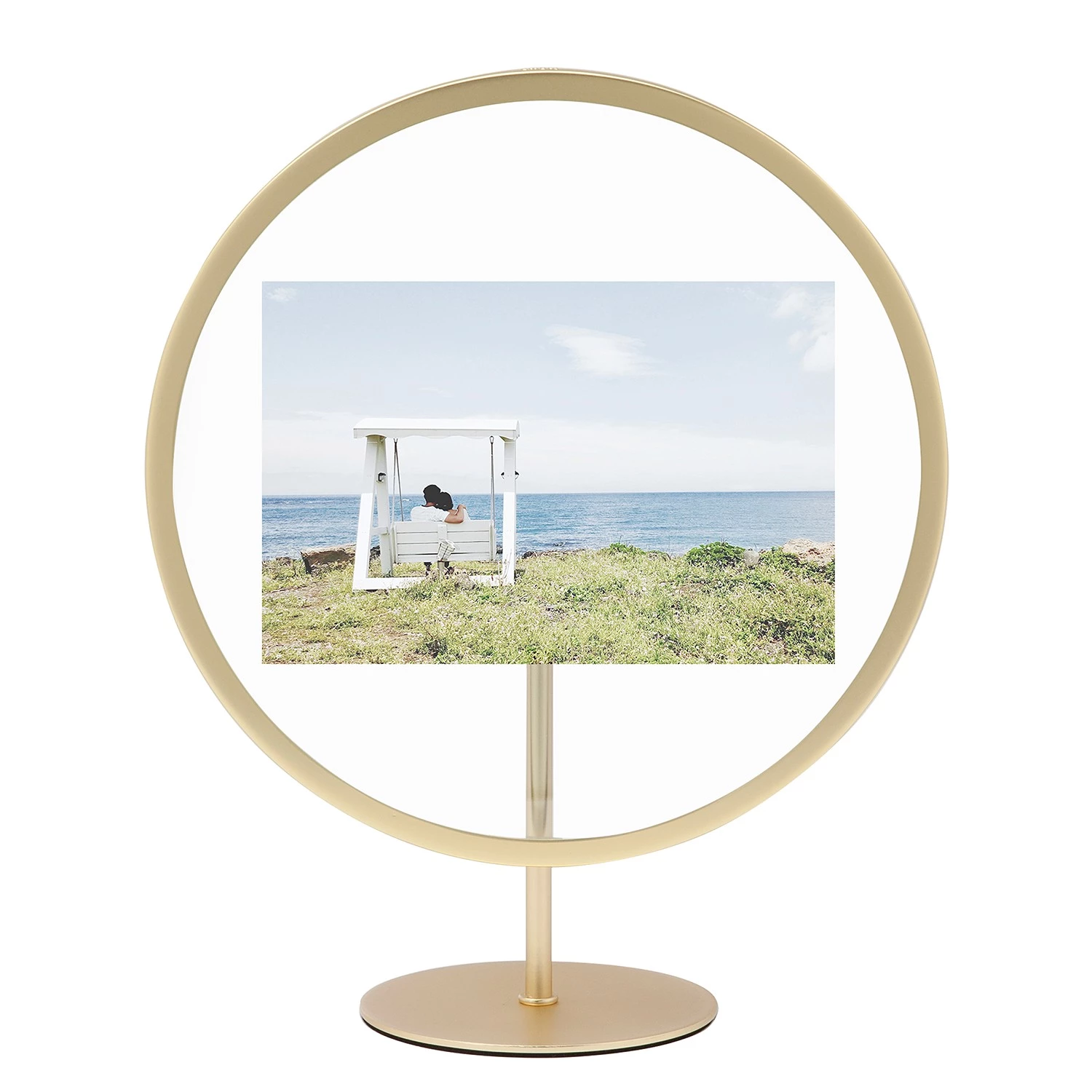 Umbra Cadre photo Infinity III - Fer / Verre / Thermoplastique - Laiton