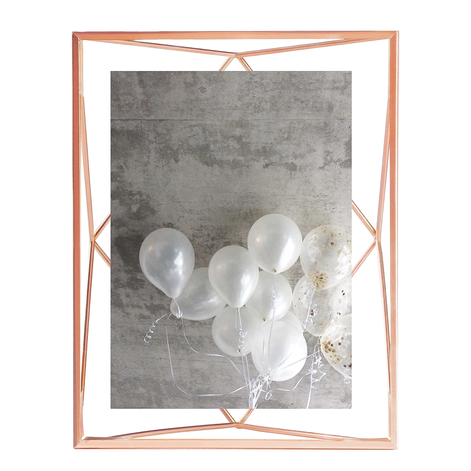 Umbra Cadre photo Prisma III - Acier / Verre - Cuivre