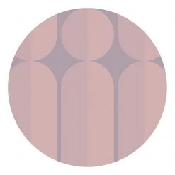 Komar Papier peint intissé Bauhaus Fusion - Encre au latex / Intissé - Rouge / Bleu