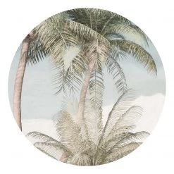 Komar Papier peint intissé Hush - Encre au latex / Intissé - Vert / Marron / Blanc