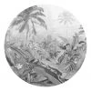 Komar Papier peint intissé Amazonian Spirit - Encre au latex / Intissé - Noir / Blanc