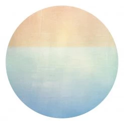 Komar Papier peint intissé Balance - Encre au latex / Intissé - Marron / Bleu