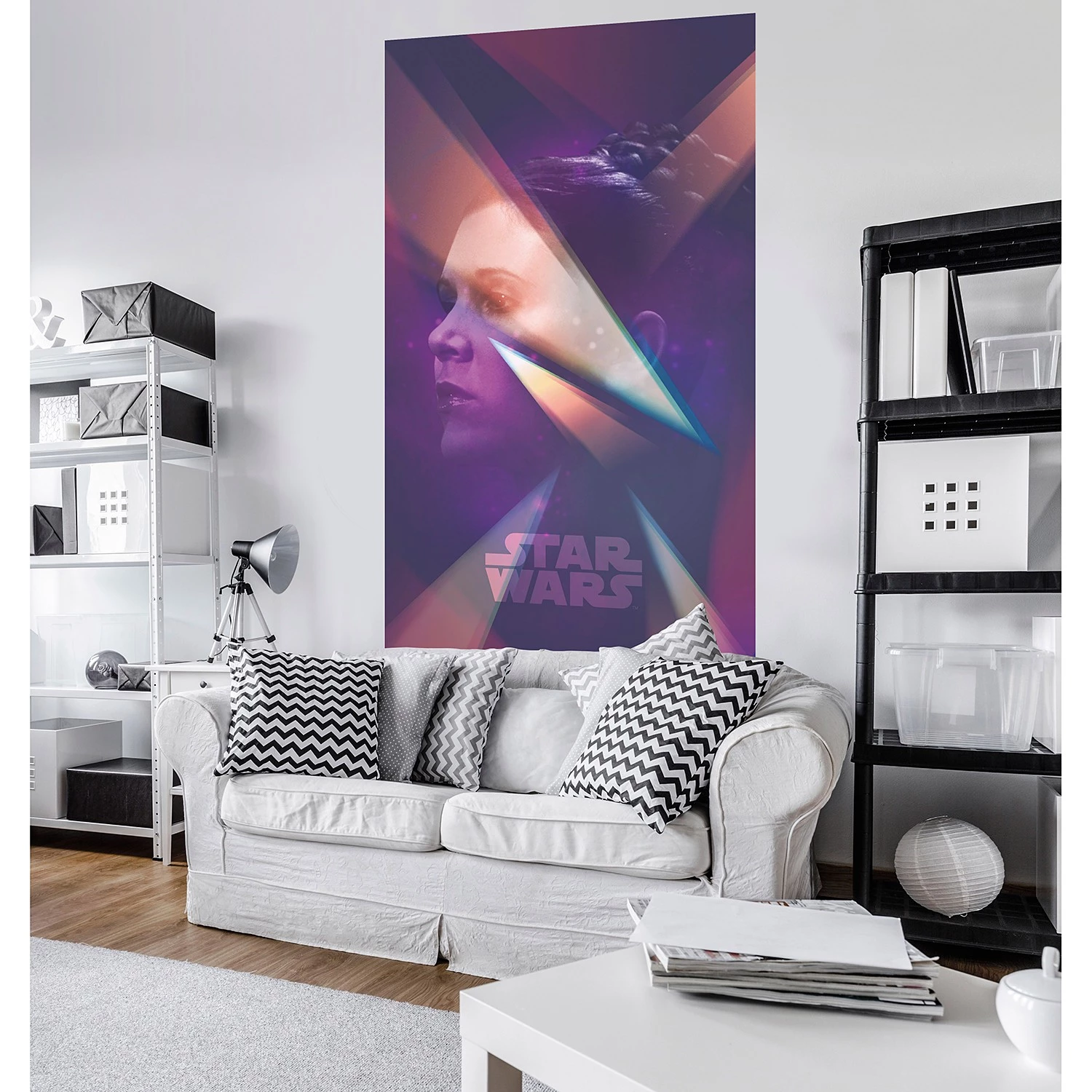 Komar Papier peint intissé Star Wars Leia II - Intissé - Multicolore – Image 2
