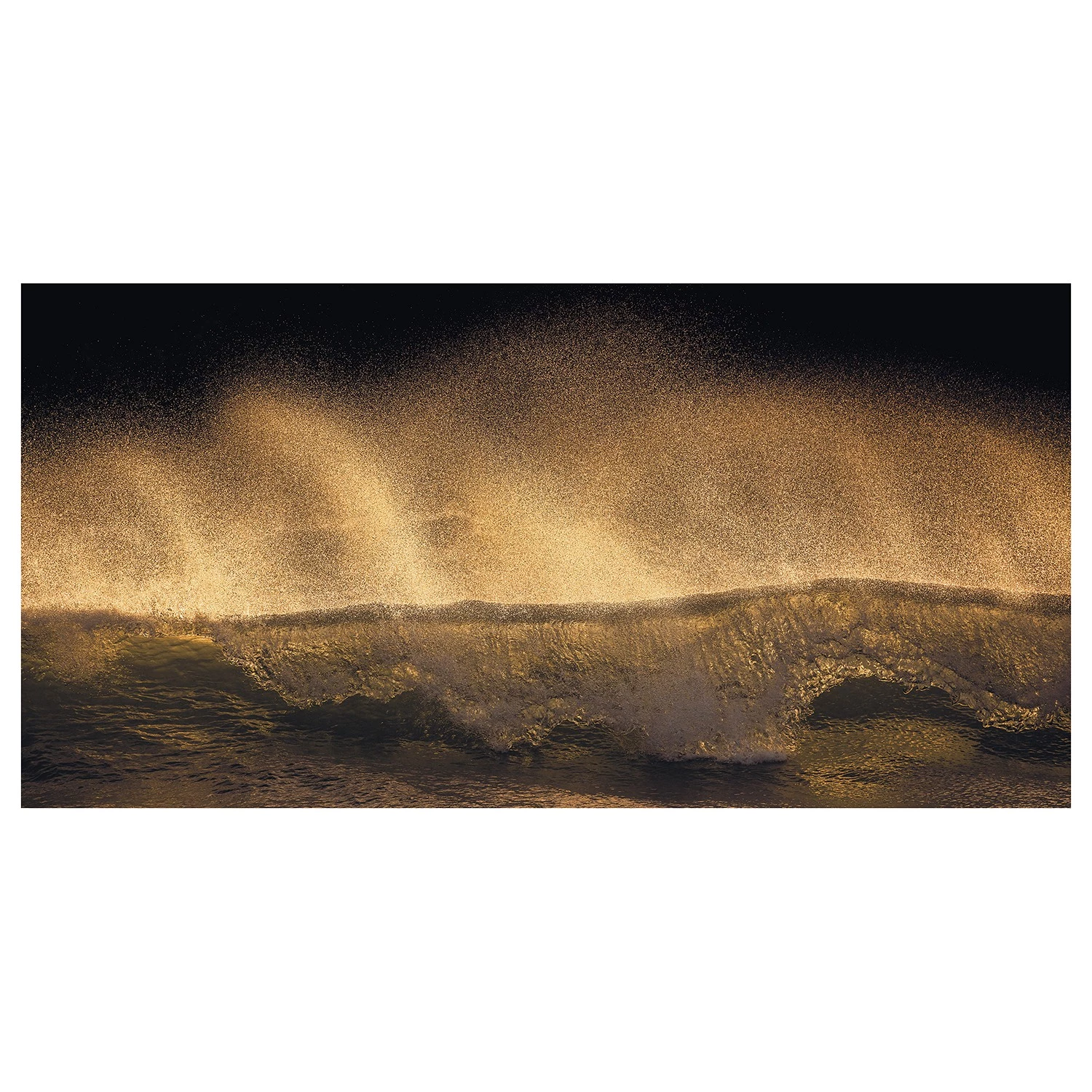 Komar Papier peint intissé Golden Wave - Intissé - Multicolore