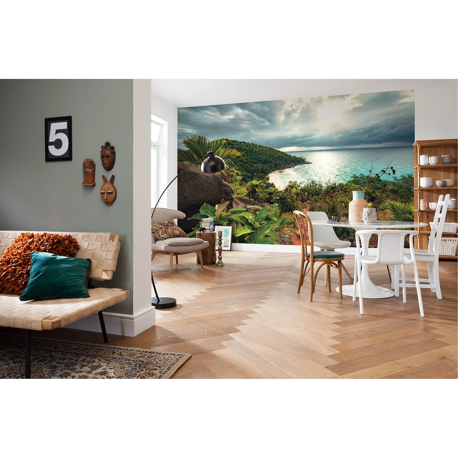 Komar Papier peint intissé Jardin tentations - Intissé - Multicolore – Image 2