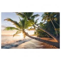Komar Papier peint intissé Plage secrète - Intissé - Multicolore