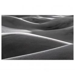 Komar Papier peint intissé Désert - Intissé - Noir / Blanc