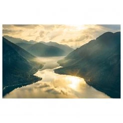 Komar Papier peint intissé Gold Mountains - Intissé - Multicolore