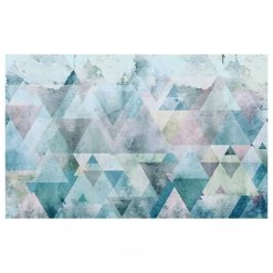 Komar Papier peint intissé Triangles Blue - Intissé - Bleu