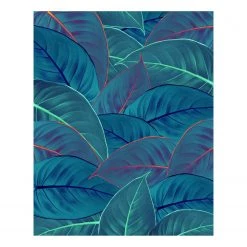 Komar Papier peint intissé Foliage - Intissé - Bleu