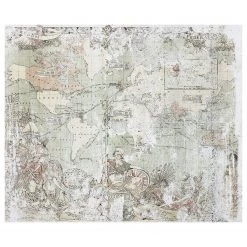 Komar Papier peint intissé British Empire - Intissé - Gris / Vert