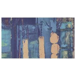 Komar Papier peint intissé Stems Blooming Blue - Intissé - Multicolore