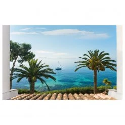 Komar Papier peint intissé Paradise View - Intissé - Multicolore