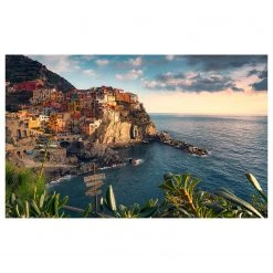 Komar Papier peint intissé Village pittoresque - Intissé - Multicolore