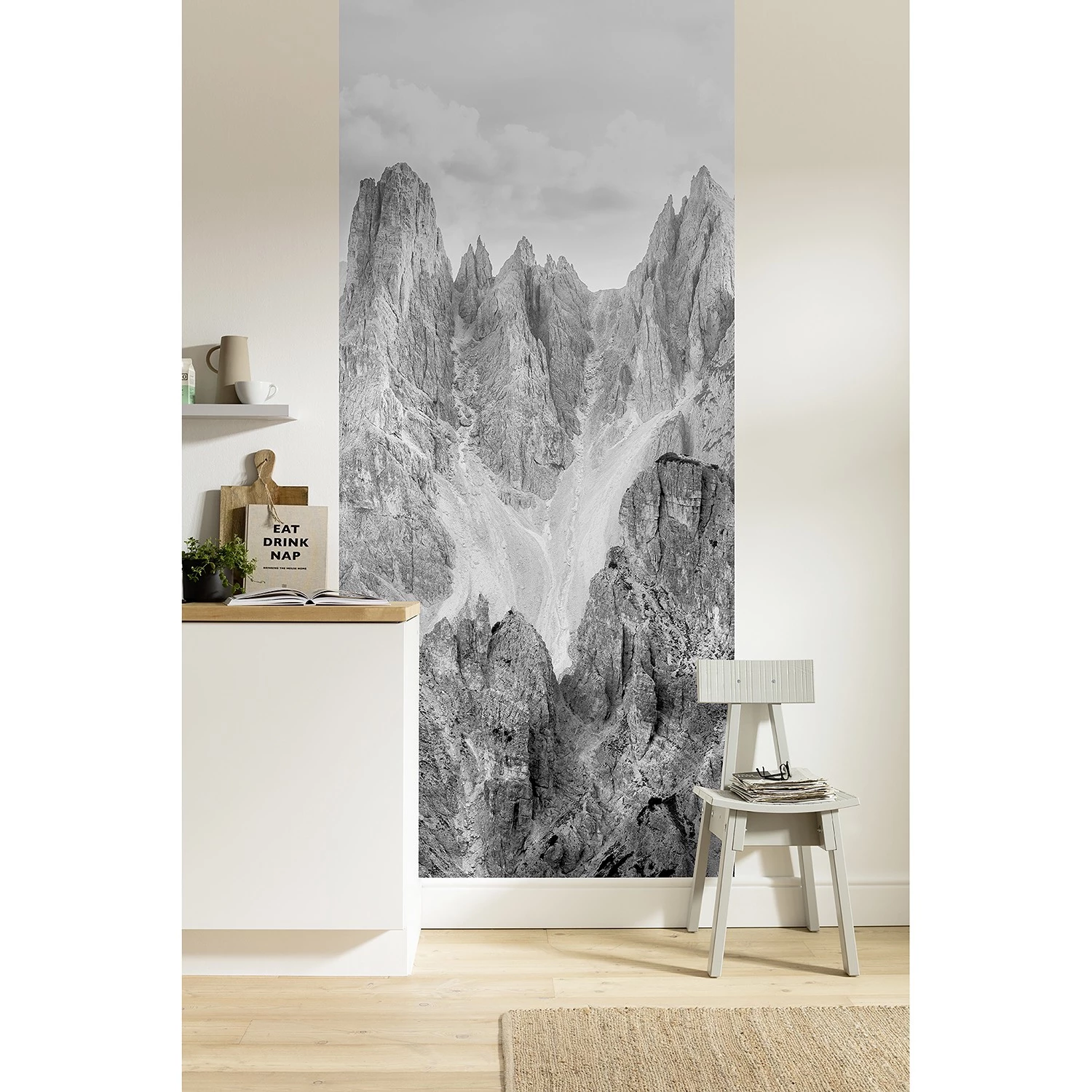 Komar Papier peint intissé Peaks Panel - Intissé - Gris – Image 2
