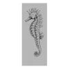 Komar Papier peint intissé Seahorse Panel - Intissé - Gris
