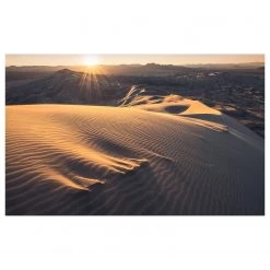 Komar Papier peint intissé Mojave Heights - Intissé - Marron / Jaune