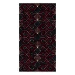 Komar Papier peint intissé Coquilles Rouges - Intissé - Bleu / Rouge