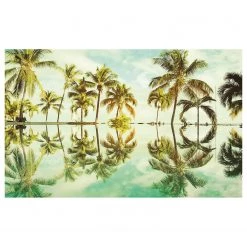 Komar Papier peint intissé Key West - Intissé - Bleu / Vert