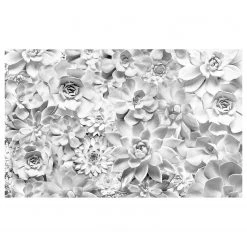 Komar Papier peint intissé Shades - Intissé - Gris / Blanc