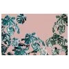 Komar Papier peint intissé Monstera Rosé - Intissé - Rose / Vert