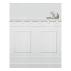 Komar Papier peint intissé Pure Wall - Intissé - Gris / Blanc