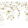 Komar Papier peint intissé Hedera - Intissé - Blanc / Marron