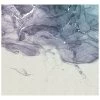 Komar Papier peint intissé Ink Blue Fluid - Intissé - Blanc / Bleu / Violet