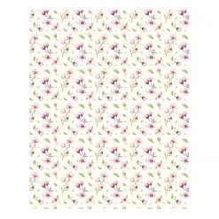 Komar Papier peint intissé Magnolia Rapport - Intissé - Rose / Blanc - Largeur : 200 cm