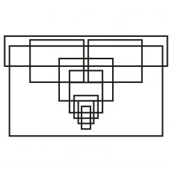 Komar Papier peint Mills Board Center Ice I - Intissé - Blanc