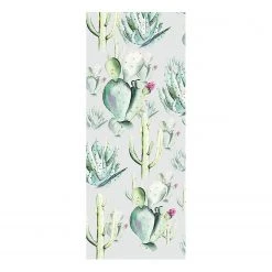 Komar Papier peint intissé Cactus Grey - Intissé - Vert / Gris - Largeur : 100 cm
