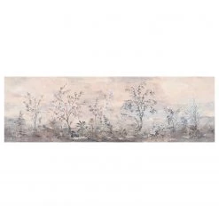 Komar Papier peint intissé Mandarin Morning - Intissé - Argenté / Blanc / Gris