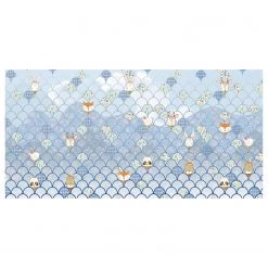 Komar Papier peint intissé Shelly Bluewave - Largeur : 500 cm