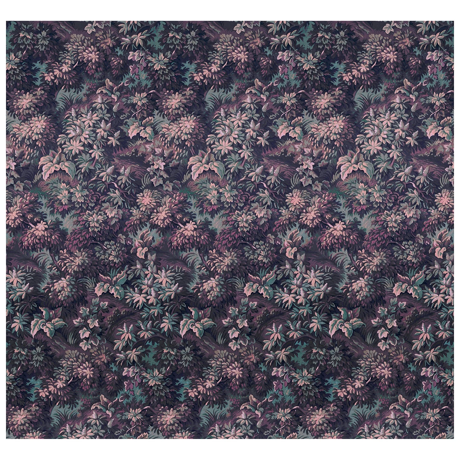 Komar Papier peint intissé Botanique Aubergine - Intissé - Multicolore