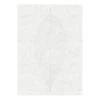 Komar Papier peint intissé Decent Leaf - Intissé - Blanc / Gris