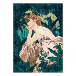 Komar Papier peint intissé Songes Vert - Intissé - Multicolore