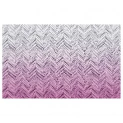 Komar Papier peint intissé Herringbone Pink - Largeur : 400 cm
