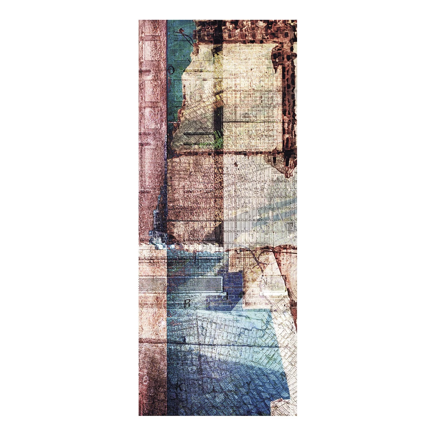 Komar Papier peint intissé Urban Art Panel - Intissé - Multicolore