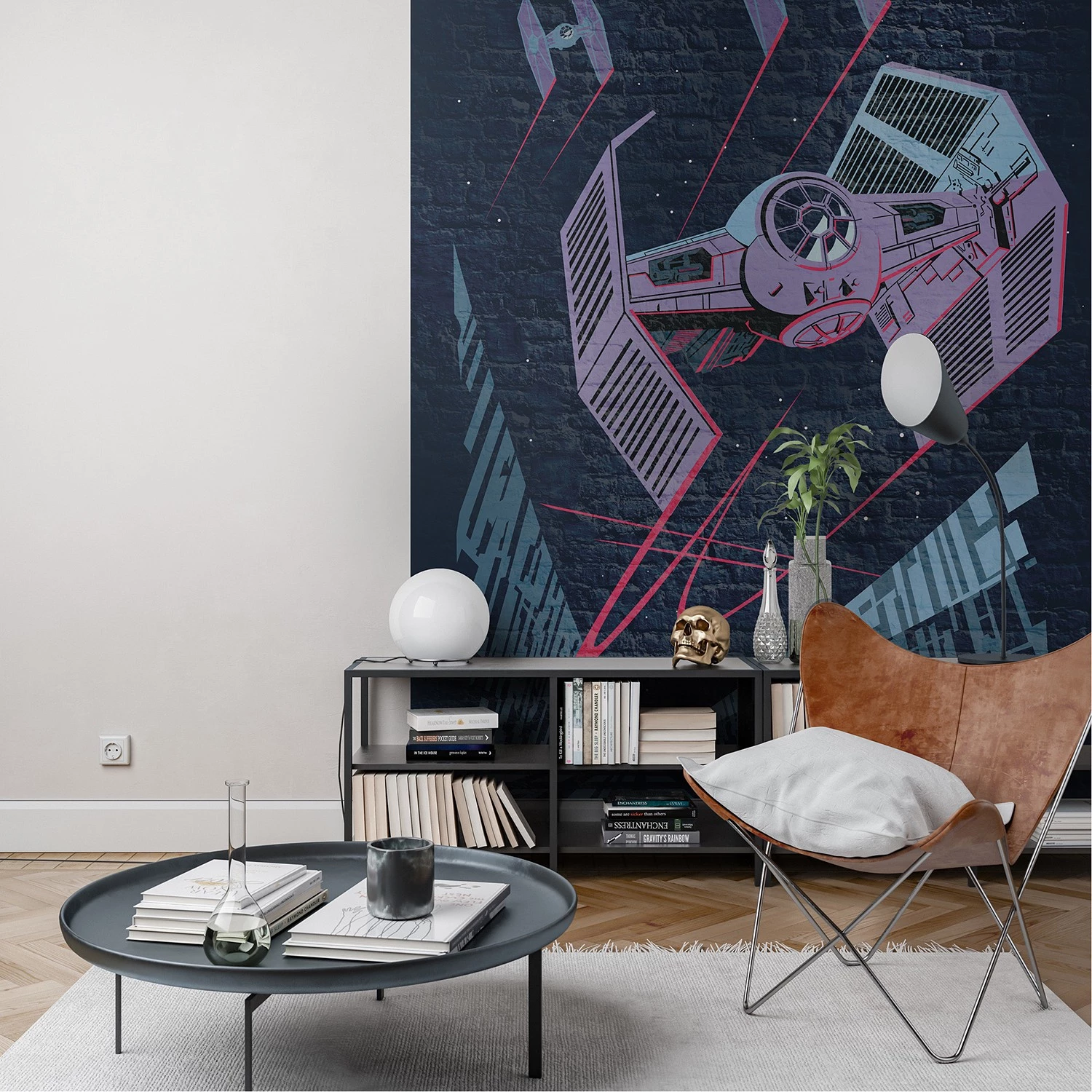 Komar Papier peint Star Wars TIE Fighter - Intissé - Multicolore – Image 2